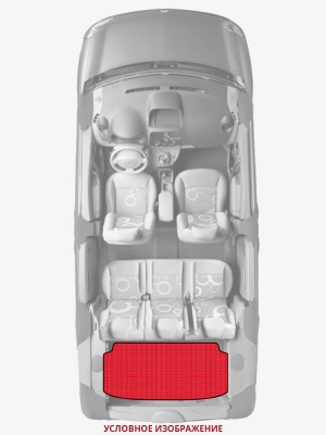 ЭВА коврики «Queen Lux» багажник для Volvo 460